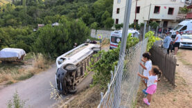 Bursa’da tarım işçilerini taşıyan servis devrildi: 6 işçi yaralandı!